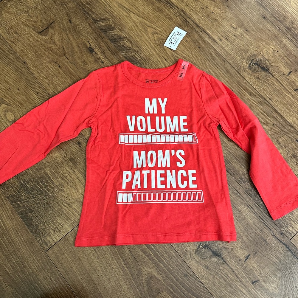 Children’s Place Red Long Sleeve Graphic T-shirt
